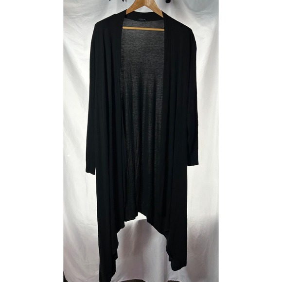 Involand Loose Long Sleeve Shrug Black 5X Layers Duster Cardigan Flowy Comfort - Picture 3 of 5